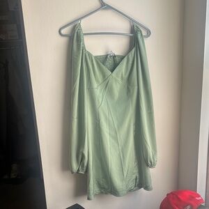 Kendall & Kylie Green Mini Dress